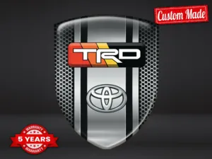 Toyota Gedruckte Logoaufkleber Pro Max Robust Elegant